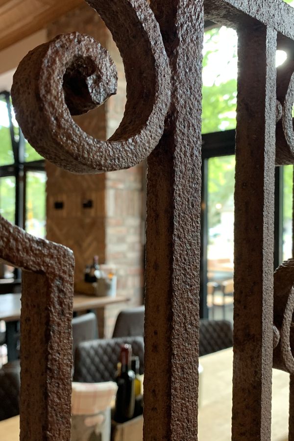 Detail der Schmiedearbeiten